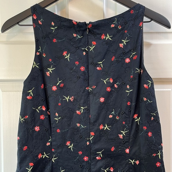 Vintage Harold's Embroidered Floral Sheath Midi Dress - Size 12 - Picture 8 of 12